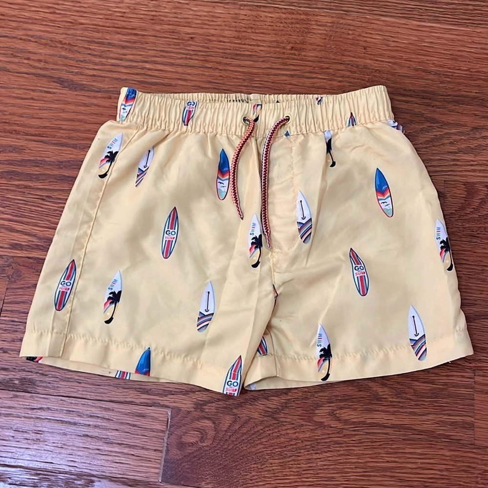 Mayoral Boy’s Yellow Swim Trunks Size 4